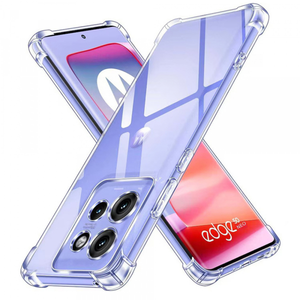 Husa pentru Motorola Edge 50 Neo, Techsuit, Shockproof Clear, Transparenta Husa pentru Motorola Edge 50 Neo, Techsuit, Shockproof Clear, Transparenta