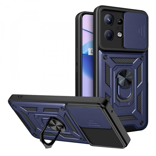 Husa pentru Motorola Edge 50 Pro, Techsuit, CamShield, Albastra Husa pentru Motorola Edge 50 Pro, Techsuit, CamShield, Albastra