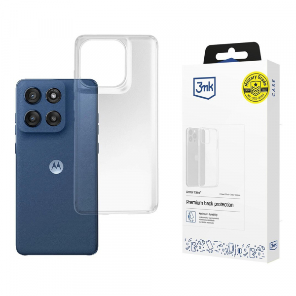 Husa pentru Motorola Edge 60, 3MK, Armor, Transparenta Husa pentru Motorola Edge 60, 3MK, Armor, Transparenta