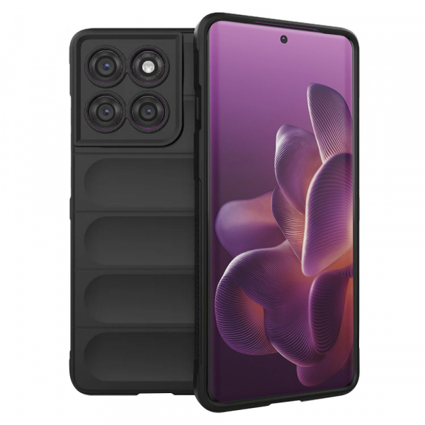 Husa pentru Motorola Edge 60 Pro, Techsuit, Magic Shield, Neagra Husa pentru Motorola Edge 60 Pro, Techsuit, Magic Shield, Neagra
