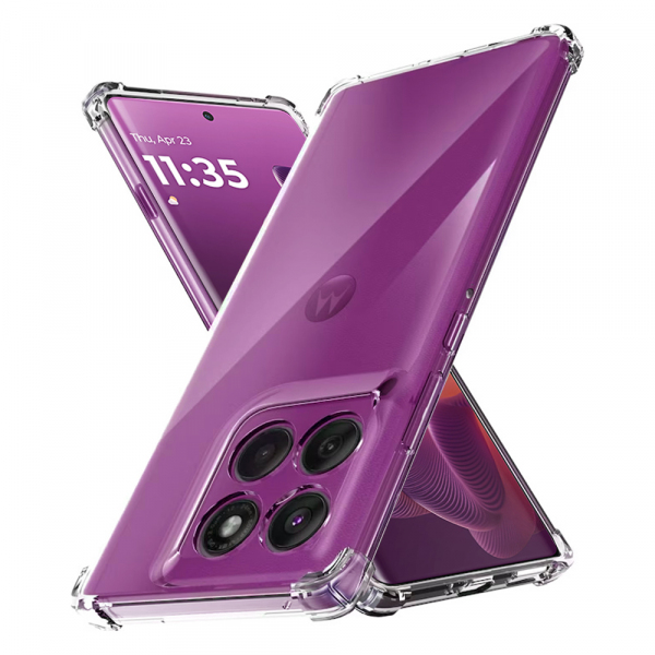 Husa pentru Motorola Edge 60 Pro, Techsuit, Shockproof Clear, Transparenta Husa pentru Motorola Edge 60 Pro, Techsuit, Shockproof Clear, Transparenta