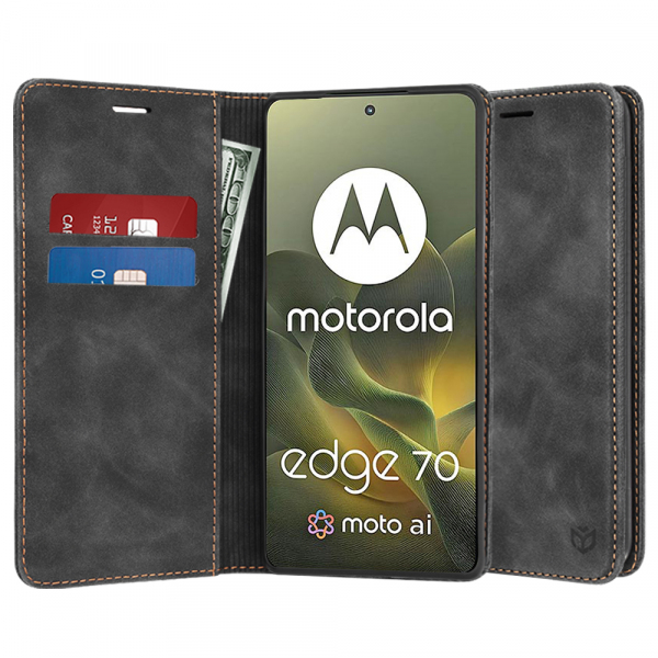Husa pentru Motorola Edge 70, Techsuit, Confy, Neagra Husa pentru Motorola Edge 70, Techsuit, Confy, Neagra