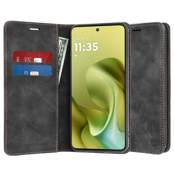 Husa pentru Motorola Moto G86, Techsuit, Confy, Neagra Husa pentru Motorola Moto G86, Techsuit, Confy, Neagra