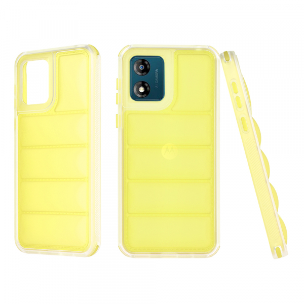 Husa pentru Motorola Moto E13, Techsuit, Wave Shield, Galbena Husa pentru Motorola Moto E13, Techsuit, Wave Shield, Galbena