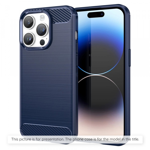 Husa pentru Motorola Moto E15 / G05, Techsuit, Carbon, Albastra Husa pentru Motorola Moto E15 / G05, Techsuit, Carbon, Albastra