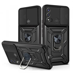 Husa pentru Motorola Moto E40 / E30 / E20, Techsuit, CamShield, Neagra Husa pentru Motorola Moto E40 / E30 / E20, Techsuit, CamShield, Neagra