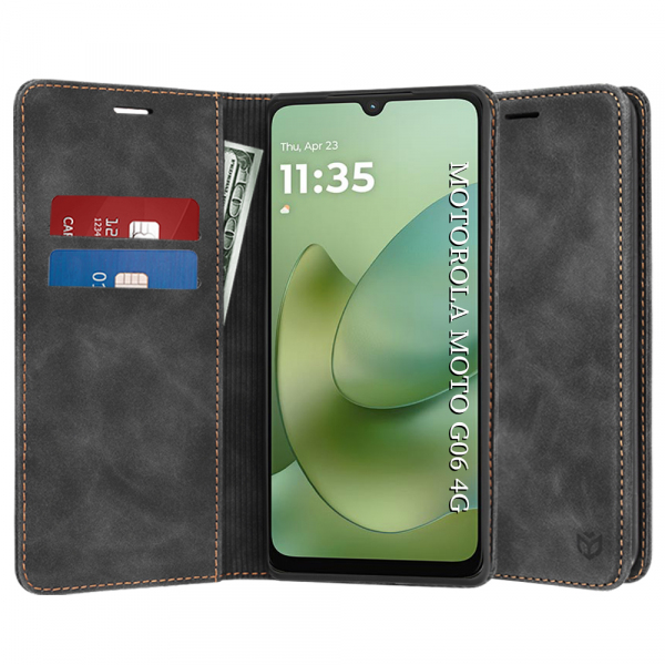 Husa pentru Motorola Moto G06, Techsuit, Confy, Neagra Husa pentru Motorola Moto G06, Techsuit, Confy, Neagra