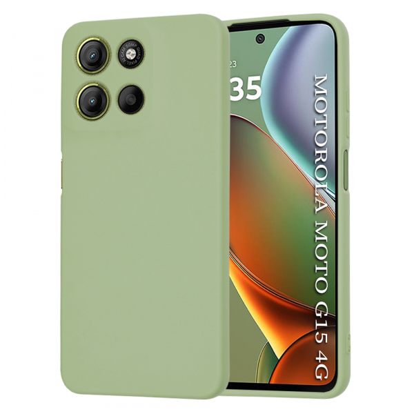 Husa pentru Motorola Moto G15 / G15 Power, Techsuit, SoftFlex, Verde Matcha Husa pentru Motorola Moto G15 / G15 Power, Techsuit, SoftFlex, Verde Matcha