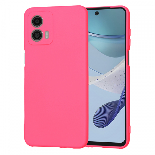 Husa pentru Motorola Moto G53, Techsuit, SoftFlex, Roz Husa pentru Motorola Moto G53, Techsuit, SoftFlex, Roz
