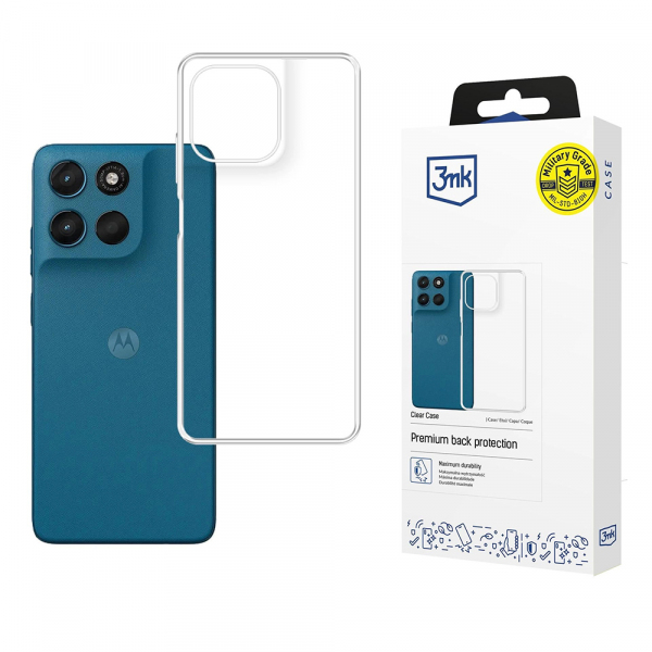 Husa pentru Motorola Moto G57 Power, 3MK, Clear, Transparenta Husa pentru Motorola Moto G57 Power, 3MK, Clear, Transparenta