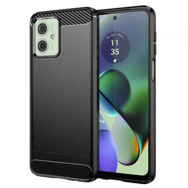Husa pentru Motorola Moto G64 / G54 Power Edition / G54, Techsuit, Carbon, Neagra Husa pentru Motorola Moto G64 / G54 Power Edition / G54, Techsuit, Carbon, Neagra
