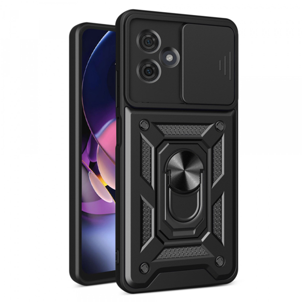 Husa pentru Motorola Moto G64 / G54 Power Edition, Techsuit, CamShield, Neagra Husa pentru Motorola Moto G64 / G54 Power Edition, Techsuit, CamShield, Neagra