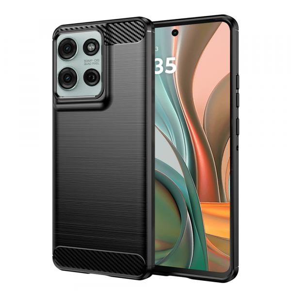 Husa pentru Motorola Moto G75, Techsuit, Carbon, Albastra Husa pentru Motorola Moto G75, Techsuit, Carbon, Albastra