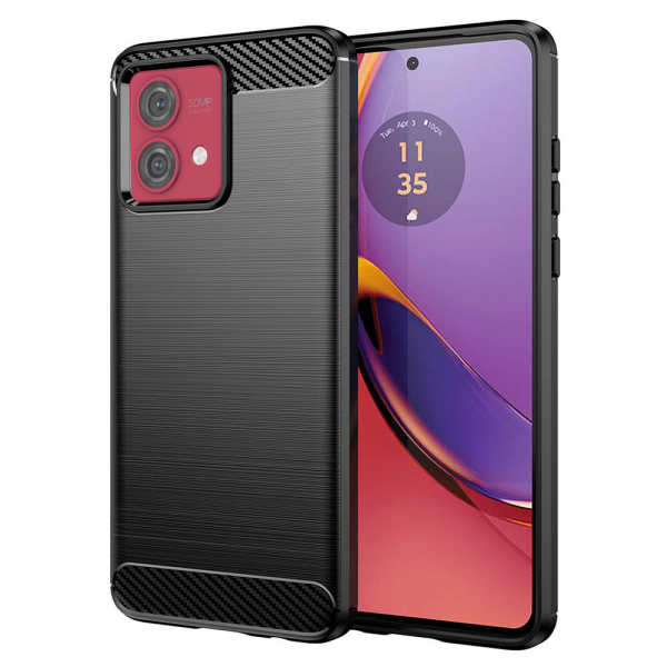 Husa pentru Motorola Moto G84, Techsuit, Carbon, Neagra Husa pentru Motorola Moto G84, Techsuit, Carbon, Neagra