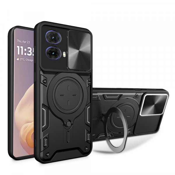 Husa pentru Motorola Moto G85, Techsuit, CamGuard Pro, Neagra Husa pentru Motorola Moto G85, Techsuit, CamGuard Pro, Neagra