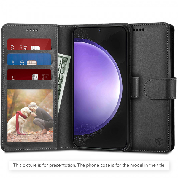 Husa pentru Motorola Moto G86, Techsuit, Diary Book, Neagra Husa pentru Motorola Moto G86, Techsuit, Diary Book, Neagra