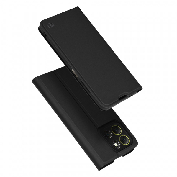 Husa pentru Motorola Moto G86, Techsuit, Magskin Book, Neagra Husa pentru Motorola Moto G86, Techsuit, Magskin Book, Neagra