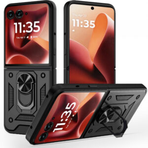 Husa pentru Motorola Razr 60 Ultra, Techsuit, CamShield, Neagra Husa pentru Motorola Razr 60 Ultra, Techsuit, CamShield, Neagra