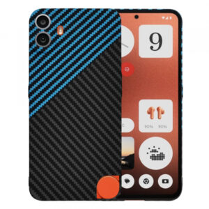 Husa pentru Nothing CMF Phone 1, Techsuit, Carbonite FiberShell, Neagra Bleu Husa pentru Nothing CMF Phone 1, Techsuit, Carbonite FiberShell, Neagra Bleu