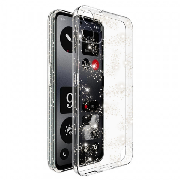 Husa pentru Nothing CMF Phone 1, Techsuit, SparkleSkin, Transparenta Husa pentru Nothing CMF Phone 1, Techsuit, SparkleSkin, Transparenta