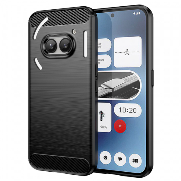 Husa pentru Nothing Phone (2a) Plus / Phone (2a), Techsuit, Carbon, Neagra Husa pentru Nothing Phone (2a) Plus / Phone (2a), Techsuit, Carbon, Neagra