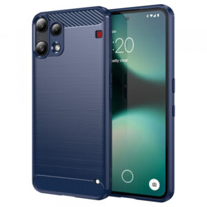 Husa pentru Nothing Phone (3a) Lite, Techsuit, Carbon, Albastra Husa pentru Nothing Phone (3a) Lite, Techsuit, Carbon, Albastra