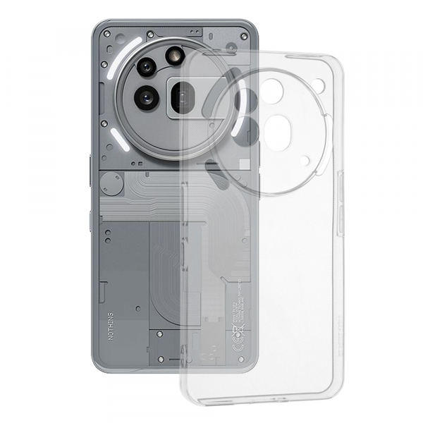 Husa pentru Nothing Phone (3a) Pro, Techsuit, Clear, Transparenta Husa pentru Nothing Phone (3a) Pro, Techsuit, Clear, Transparenta