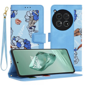 Husa pentru OnePlus 12, Techsuit, FlipCraft, Bleu Husa pentru OnePlus 12, Techsuit, FlipCraft, Bleu