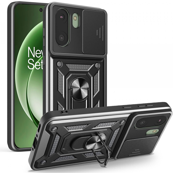 Husa pentru OnePlus 15R, Techsuit, CamShield, Neagra Husa pentru OnePlus 15R, Techsuit, CamShield, Neagra
