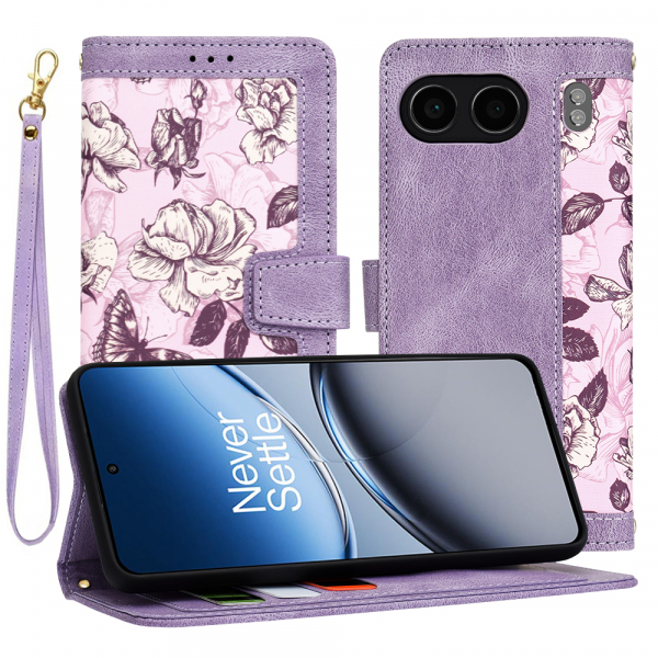 Husa pentru OnePlus Nord 4, Techsuit, FlipCraft, Mov Husa pentru OnePlus Nord 4, Techsuit, FlipCraft, Mov