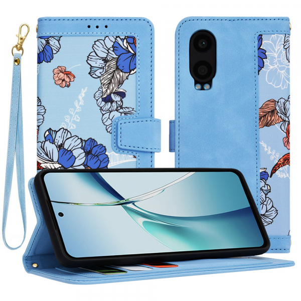 Husa pentru OnePlus Nord CE4 Lite, Techsuit, FlipCraft, Bleu Husa pentru OnePlus Nord CE4 Lite, Techsuit, FlipCraft, Bleu