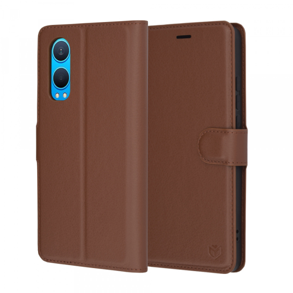 Husa pentru OnePlus Nord CE4 Lite, Techsuit, Leather Folio, Maro Husa pentru OnePlus Nord CE4 Lite, Techsuit, Leather Folio, Maro