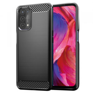 Husa pentru OnePlus Nord N200 5G / Oppo A74 5G / A54 5G, Techsuit, Carbon, Neagra Husa pentru OnePlus Nord N200 5G / Oppo A74 5G / A54 5G, Techsuit, Carbon, Neagra
