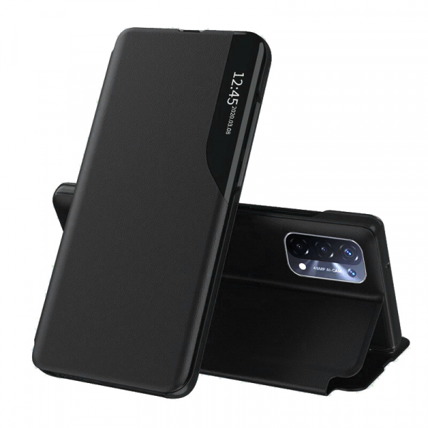 Husa pentru OnePlus Nord N200 5G / Oppo A74 5G / A54 5G, Techsuit, eFold, Neagra Husa pentru OnePlus Nord N200 5G / Oppo A74 5G / A54 5G, Techsuit, eFold, Neagra