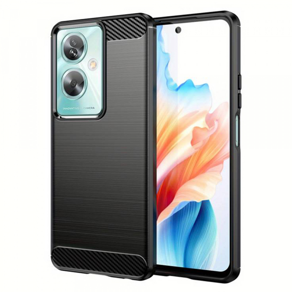 Husa pentru OnePlus Nord N30 SE / Oppo A79, Techsuit, Carbon, Neagra Husa pentru OnePlus Nord N30 SE / Oppo A79, Techsuit, Carbon, Neagra