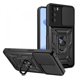 Husa pentru Oppo A16s / A54s / A16, Techsuit, CamShield, Neagra Husa pentru Oppo A16s / A54s / A16, Techsuit, CamShield, Neagra