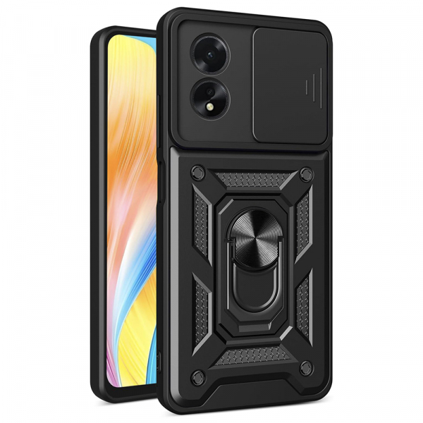 Husa pentru Oppo A18 / A38, Techsuit, Shockproof Clear, Neagra Husa pentru Oppo A18 / A38, Techsuit, Shockproof Clear, Neagra