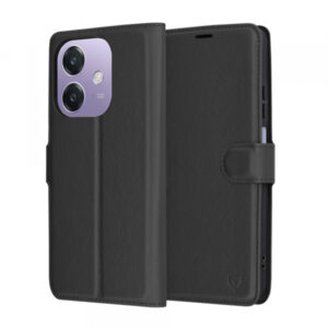 Husa pentru Oppo A3 4G / A3, Techsuit, Leather Folio, Neagra Husa pentru Oppo A3 4G / A3, Techsuit, Leather Folio, Neagra