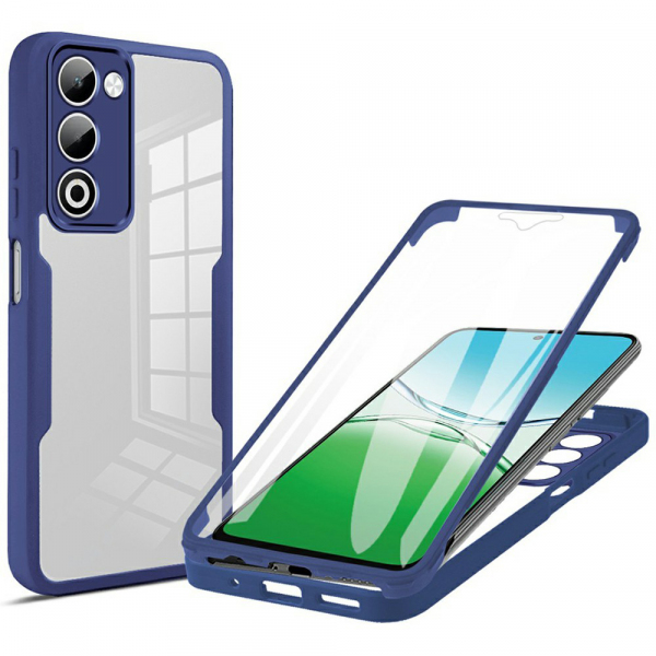 Husa pentru Oppo A5 4G / A5 5G, Techsuit, ColorVerse 360, Albastra Husa pentru Oppo A5 4G / A5 5G, Techsuit, ColorVerse 360, Albastra