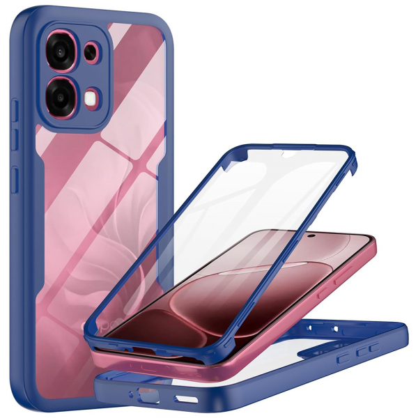 Husa pentru Oppo A6 Pro 5G / A6 Pro 4G, Techsuit, ColorVerse 360, Albastra Husa pentru Oppo A6 Pro 5G / A6 Pro 4G, Techsuit, ColorVerse 360, Albastra