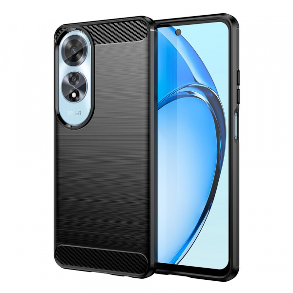 Husa pentru Oppo A60, Techsuit, Carbon, Neagra Husa pentru Oppo A60, Techsuit, Carbon, Neagra