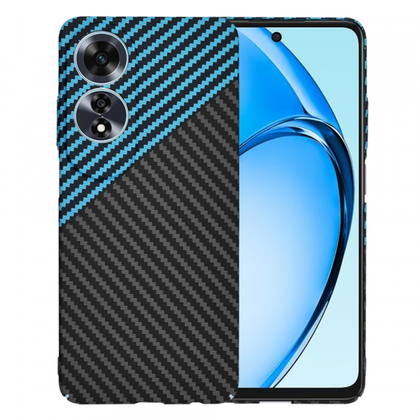 Husa pentru Oppo A60, Techsuit, Carbonite FiberShell, Neagra Bleu Husa pentru Oppo A60, Techsuit, Carbonite FiberShell, Neagra Bleu