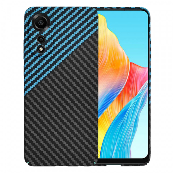 Husa pentru Oppo A78 4G, Techsuit, Carbonite FiberShell, Neagra Bleu Husa pentru Oppo A78 4G, Techsuit, Carbonite FiberShell, Neagra Bleu