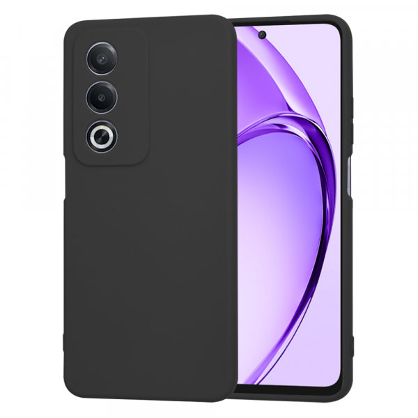 Husa pentru Oppo A80, Techsuit, SoftFlex, Neagra Husa pentru Oppo A80, Techsuit, SoftFlex, Neagra