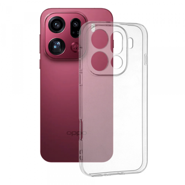 Husa pentru Oppo Find X9 Pro, Techsuit, Clear, Transparenta Husa pentru Oppo Find X9 Pro, Techsuit, Clear, Transparenta
