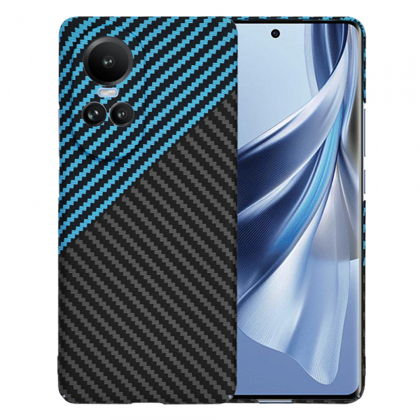 Husa pentru Oppo Reno10 / Reno10 Pro, Techsuit, Carbonite FiberShell, Bleu Husa pentru Oppo Reno10 / Reno10 Pro, Techsuit, Carbonite FiberShell, Bleu
