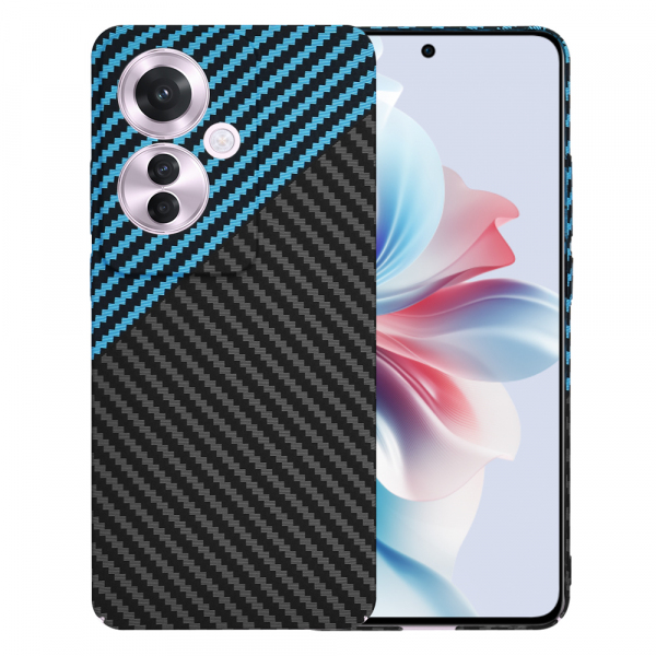 Husa pentru Oppo Reno11 F, Techsuit, Carbonite FiberShell, Bleu Husa pentru Oppo Reno11 F, Techsuit, Carbonite FiberShell, Bleu