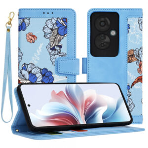 Husa pentru Oppo Reno11 F, Techsuit, FlipCraft, Bleu Husa pentru Oppo Reno11 F, Techsuit, FlipCraft, Bleu