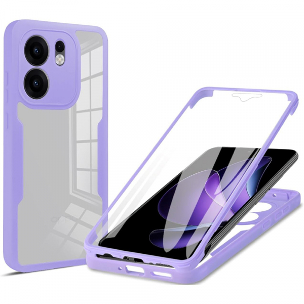 Husa pentru Oppo Reno13 FS 5G / Reno13 F 4G / Reno13 F, Techsuit, ColorVerse 360, Mov Husa pentru Oppo Reno13 FS 5G / Reno13 F 4G / Reno13 F, Techsuit, ColorVerse 360, Mov