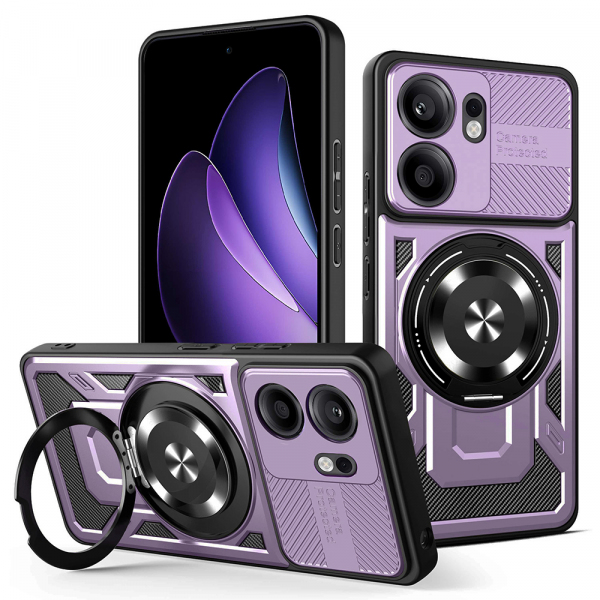 Husa pentru Oppo Reno13 FS 5G / Reno13 F 4G / Reno13 F, Techsuit, RuggedCam, Mov Husa pentru Oppo Reno13 FS 5G / Reno13 F 4G / Reno13 F, Techsuit, RuggedCam, Mov